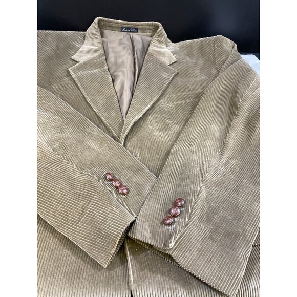 Monsieur Adolfo Men's Tan Corduroy Blazer / Sports Coat Size 42S SKU 4847 - Picture 5 of 9